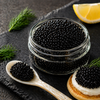 Lumpfish caviar and blini indulgence
