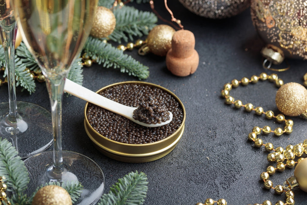 Caviar Etiquette And Spoons In Fine Dining