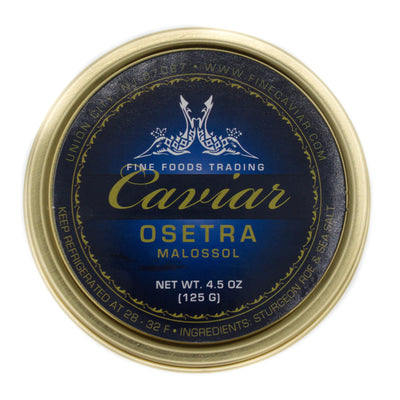 Russian Osetra Malossol Black Caviar – Classic Golden Sturgeon Roe