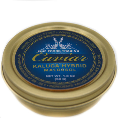 River Beluga Malossol Caviar – Premium Black Kaluga Sturgeon Roe