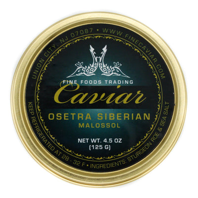 Siberian Osetra Malossol Black Caviar – Delicate Sturgeon Roe