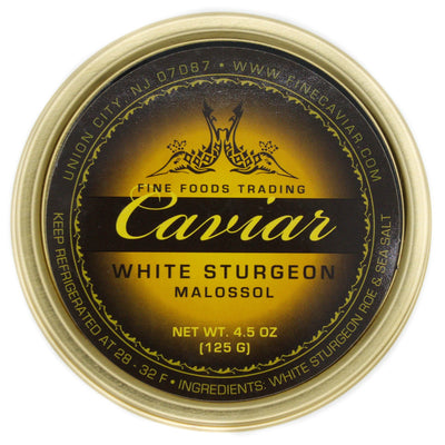 American White Sturgeon Black Caviar Malosol