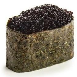 Tobikko Flying Fish Roe, Black, Sushi Caviar