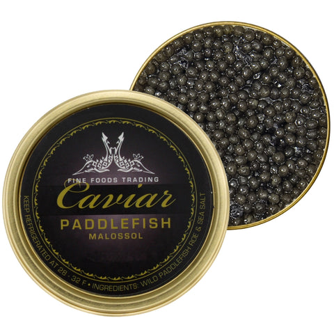 American Paddlefish Malossol Black Caviar